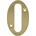 AMIG ЦИФРА 0 6см В БЛИСТЕР МЕСИНГ (2669)