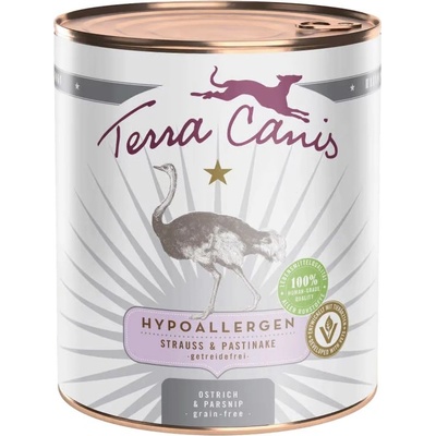 Terra Canis Хипоалергенен Страус и пастърнак 800 г