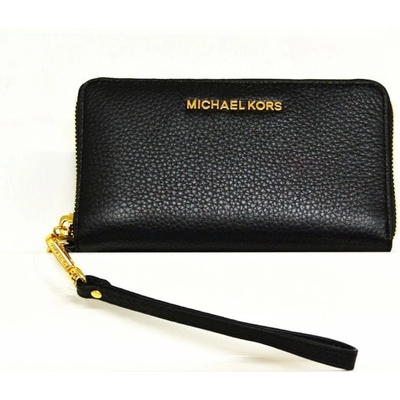 Michael Kors Dámská JET SET TRAVEL 35S9GTVE7L LG FLAT MF PHN CASE černá LEATHER