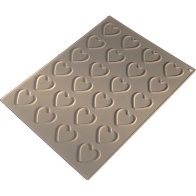 Cesil Silikónová forma na makrónky srdiečka 30x40cm