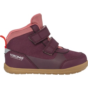 Viking Детски обувки barefoot Viking Kid's Aspen Barefoot Mid WP 2V Barefoot shoes - Plum - размер 31 (EU) (702-5544-0220)