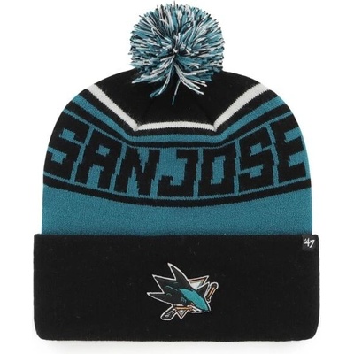 47 Brand Zimná čiapka NHL San Jose Sharks Stylus Cuff Knit