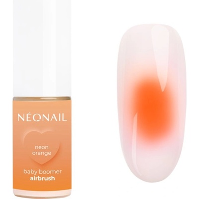 NEONAIL Baby Boomer Airbrush barevný pudr na nehty odstín Neon Orange 5 g