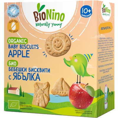BioNino Био Бисквити Ябълка, 10+м, 100 гр