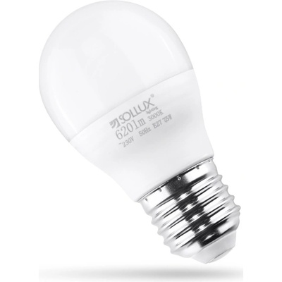 Sollux LED bulb E27 3000K 7°5W 620lm