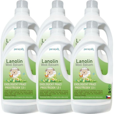 Penepex Wool Balsam Lanolin prací prostředek 6 x 1,5 l