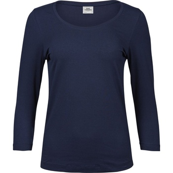 TEE JAYS tj460 / Дамска еластична тениска с 3/4 ръкав - тъмносиня m (18046000302)