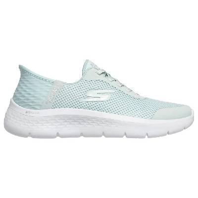 Маратонки Skechers Go Walk Flex Grand Entry trainers - Blue (Light Mint Textile / Trim)