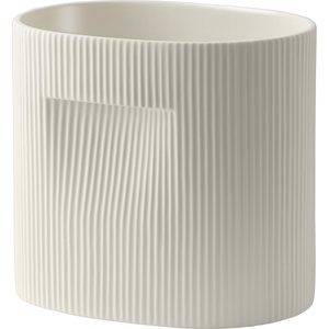 MUUTO Кашпа Ridge 24 см бяла (44654)