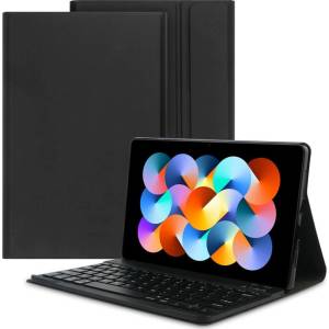 Tech-Protect Калъф с Клавиатура за Xiaomi Redmi Pad 10.6, Tech-Protect Bluetooth Keyboard Case, Черен (9490713930892)