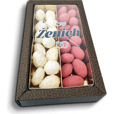 SABLIO Mandle v čokoládě Ženich šíp 2 x 80 g