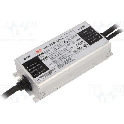 MEAN WELL XLG-75-H-AB Napájecí zdroj: spínaný; LED; 75W; 27÷56VDC; 0,65÷2,1A; 100÷305VAC