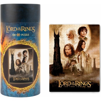 CurePink The Lord Of The Rings|Pán prstenů Dvě věže 500 dílků