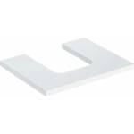 Geberit Плот за мивка Geberit One с централен изрез 60 см, гланцово бяло (505.271.00.1)