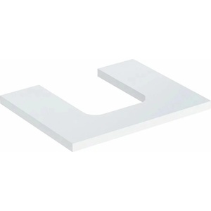 Geberit Плот за мивка Geberit One с централен изрез 60 см, гланцово бяло (505.271.00.1)