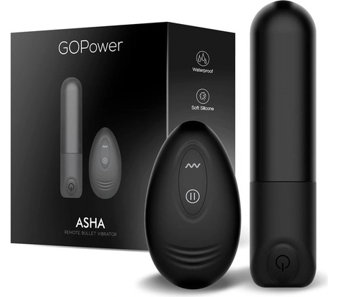Asha Vibrating Bullet with Remote Control USB