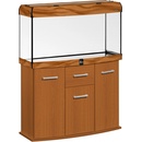 Diversa Solid LED akvarijní set vypouklý višeň 240 l