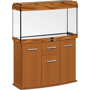 Diversa Solid LED akvarijní set vypouklý višeň 240 l