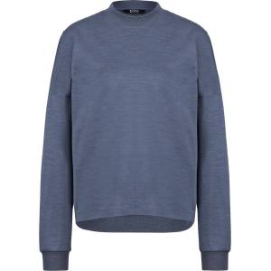 Stoic Дамски вълнен пуловер Stoic Women's MerinoTerry250 BaraSt. Pullover Merino jumper - Ocean Blue / Melange (105-7181-0214)