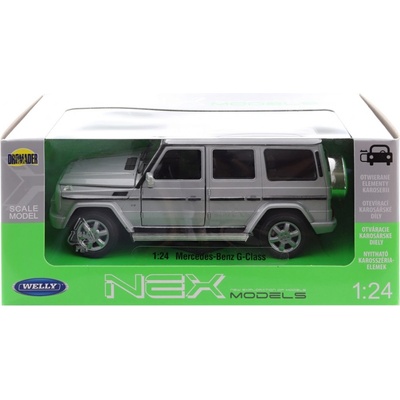 Welly Kovový model Mercedes-Benz G-Class silver 1:24