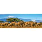 Nathan - Puzzle Herd Of Elephants panorama - 500 piese