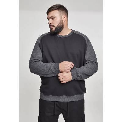 Тениска Urban classics 2-Tone Raglan Gt long sleeve T-shirt - Black (Black / White)