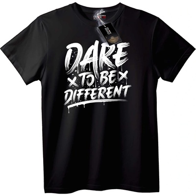 NOONEBRAND Тениска Дръзни да бъдеш различен - 2XL, White