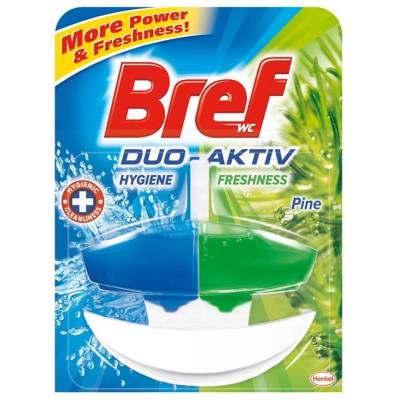 Bref Ароматизатор за тоалетна Duo-Aktiv, течен, бор, 50 ml