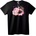 NOONEBRAND Тениска Аниме момиче книга и цветя - 5XL, Black