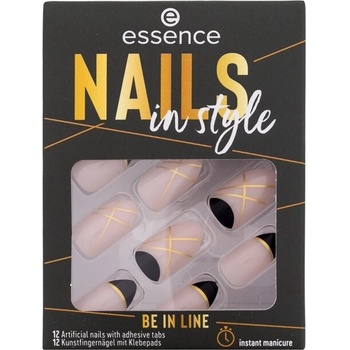 Essence Nails In Style umělé nehty 12 Be In Line 12 ks