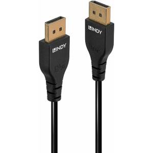 Lindy Кабел LINDY LNY-36463, от DisplayPort(м) към DisplayPort(м), 8K@60Hz, 3m, черен (LNY-36463)