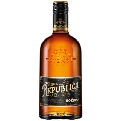 Božkov Republica Exclusive 38% 0,7 l (čistá fľaša)