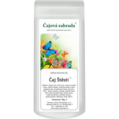 Čajová zahrada Čaj štěstí zelený ochucený čaj 1 kg