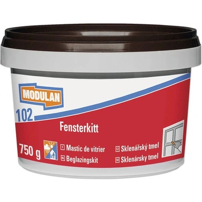 Modulan 102 Sklenářský tmel 750 g hnědá