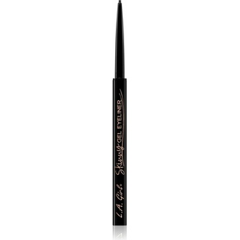 L.A. Girl Cosmetics Skinny gélové očné linky Silky Black 0,1 g