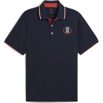 PUMA Блуза с яка Puma Men's City Polo Short Sleeve Performance Polo Shirt - D. Navy/Wht