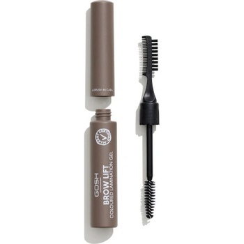 Gosh Copenhagen Brow Lift Coloured Lamination Gel laminační gel na obočí 001 Grey Brown 6 ml