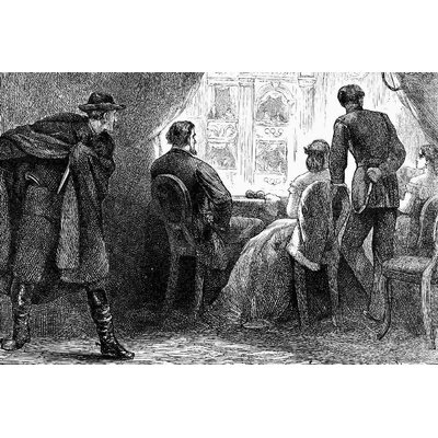 DIMEX ART Флизелинов фототапет убийството на линкълн 375 x 250 см