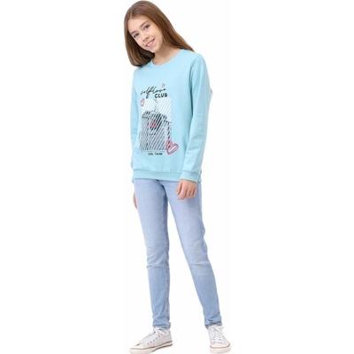 Winkiki Kids Wear mikina Club tyrkysová