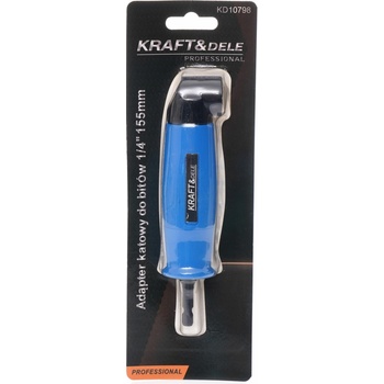 KRAFT&DELE KRAFT&DELE Adaptér uhlový 90 °C HEX 1/4" 155mm pre skrutkovač KD10798