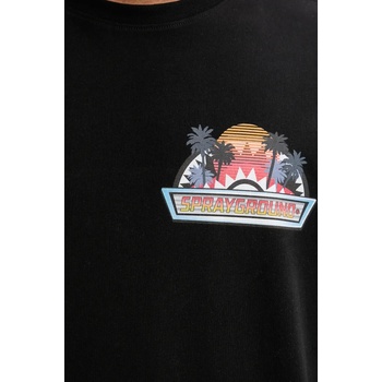 Sprayground Памучна тениска Sprayground в черно с принт SP716BLK (SP716BLK)