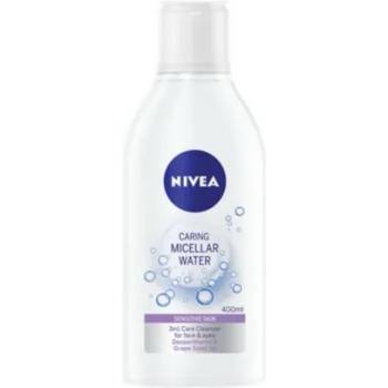 Nivea Caring Micellar Water Sensitive Skin 3 in 1 Care Cleanser - Мицеларна вода за чувствителна кожа 400мл