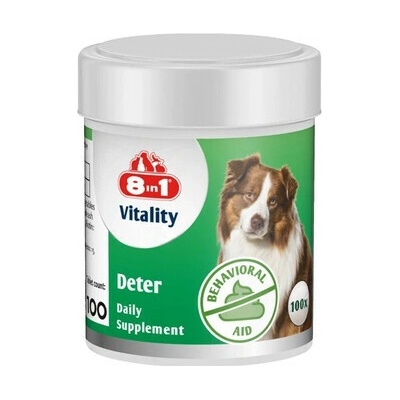8in1 Vitality Deter pro psy proti koprofágii 100 tablet