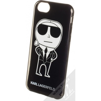 Pouzdro Karl Lagerfeld K-Team TPU iPhone 6/6S černé