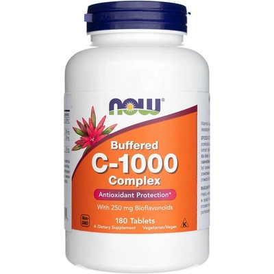 Now Foods Vitamín C 1000 mg Complex Pufrovaný 180 tablet