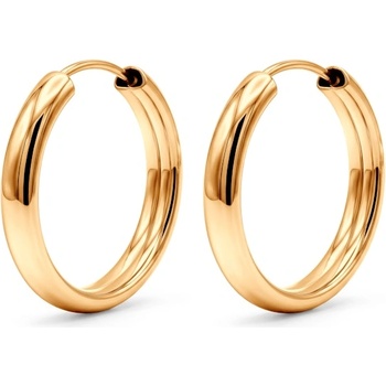 SAVICKI Леки златни обеци халки savicki 585, 1, 6 см
