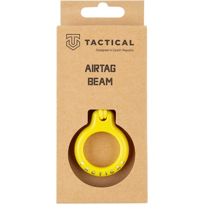 Tactical Стилен ключодържател от поликарбонат за Apple AirTag - Tactical AirTag Beam Rugged Case (жълт) (57983104003)