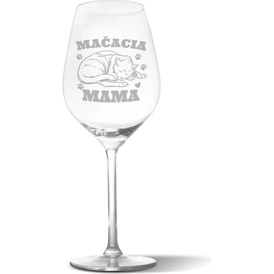 Sablio Pohár na víno Mačacia mama 490 ml