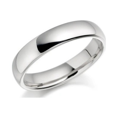 Prosperk Prsten ocelový stříbrný hladký 20451