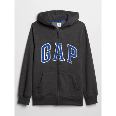 GAP dětská mikina s logem šedá